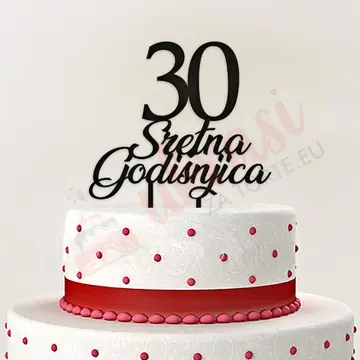 Toper Sretna Godišnjica Sa Brojem