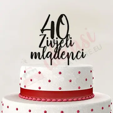 Toper Za Tortu Živjeli Mladenci