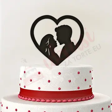 Toper Za Tortu Wedding Heart