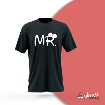 Majica Mr Miki Crna