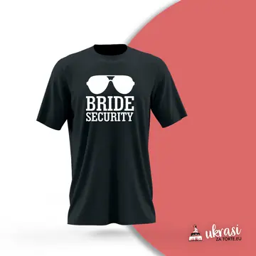 Majica Bride Security Crna