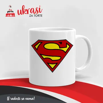 Bijela Šalica Superman