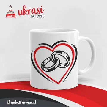 Bijela Šalica Wedding Rings