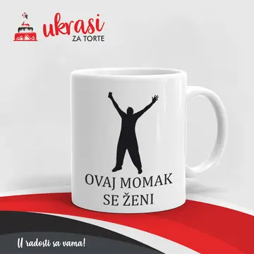 Bijela Šalica Ovaj Momak Se Ženi