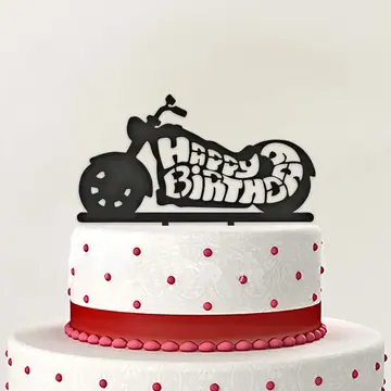 Toper Happy Birthday Bike Crna