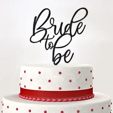 Toper Bride To Be Elegant crni
