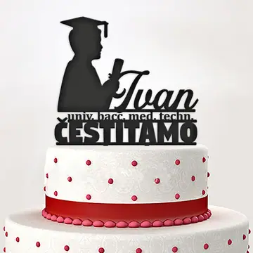 Toper Diploma Sa Titulom V2 Crna