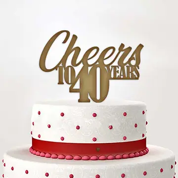 Toper Za Tortu Cheers To 40 Years