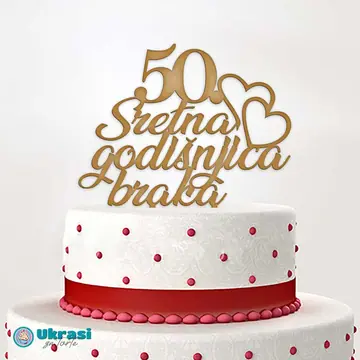 Sretna godišnjica braka sa srcima