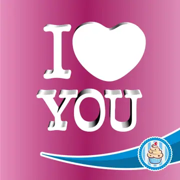 Natpis od stiropora I love you v1