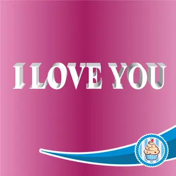 Natpis od stiropora I love you v3