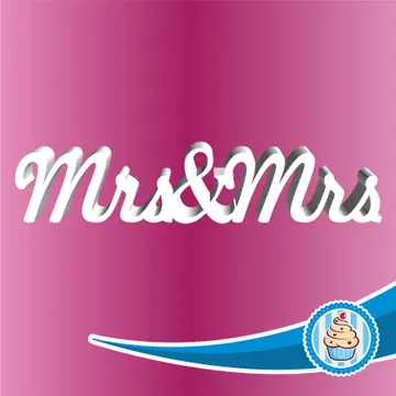 Natpis od stiropora Mr Mrs v1