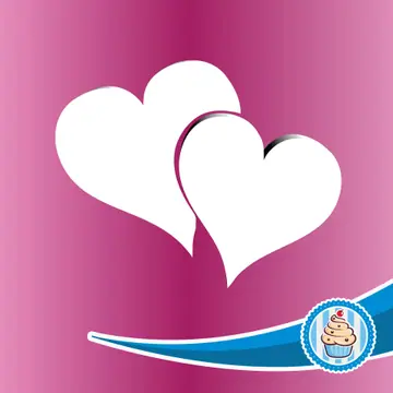 Natpis od stiropora dva srca