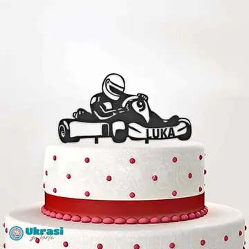 Toper karting sa imenom i brojem