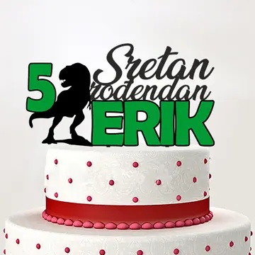 Cake topper dinosaur