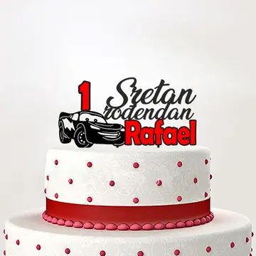 Cake topper cars