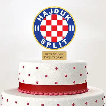 Toper Hajduk Split sa natpisom