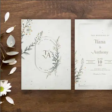 Pozivnica za vjenčanje rustic