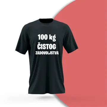 Majica 100kg čistog zadovoljstva v2
