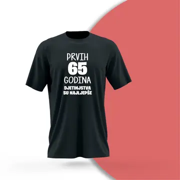Rođendanska majica Prvih 65 godina