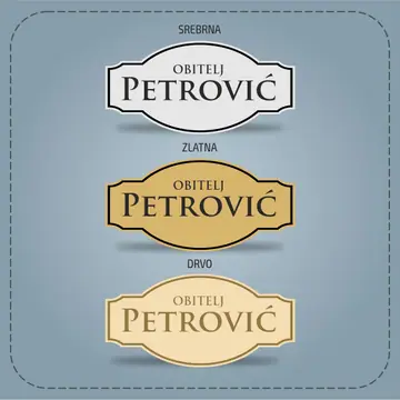 Pločica za ulazna vrata V11