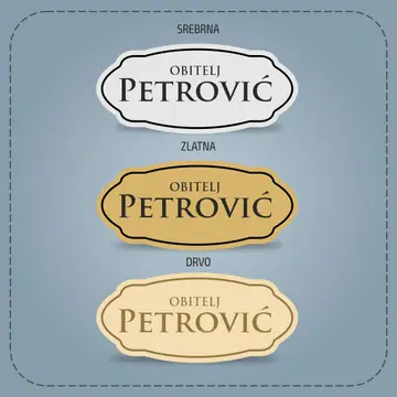 Pločica za ulazna vrata V14