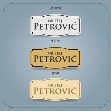 Pločica za ulazna vrata V16