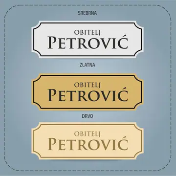 Pločica za ulazna vrata V19
