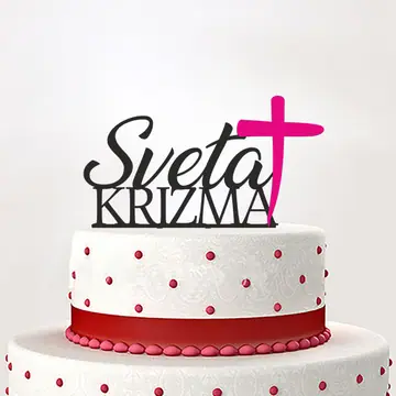Toper sveta Krizma sa križem u dvije boje