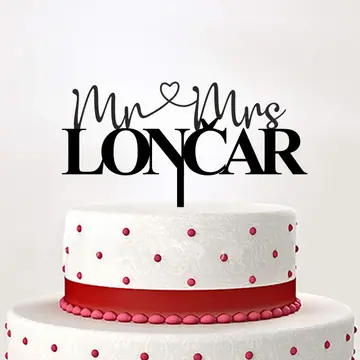 Topper za vjenčanje | Mr & Mrs