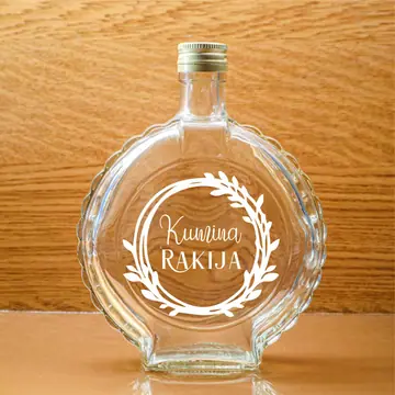 Kumina Rakija Pjeskarena boca