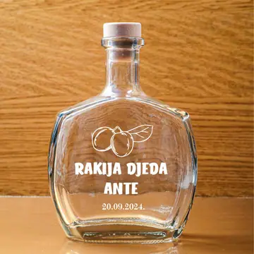 Djedova Boca Za Rakiju Pjeskarena Elegant