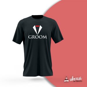 Majica Groom Gentleman Crna