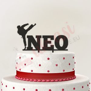 Taekwondo Toper Sa Imenom Crni