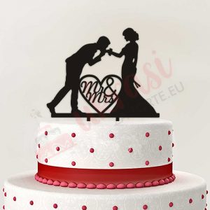 Toper Za Tortu Bride And Groom Crni