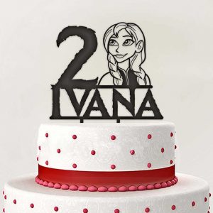 Toper Sretan Rođendan Ana v1 Crni