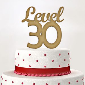 Toper Za Tortu Level 30 V3 Zlatni