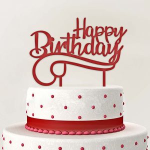 Toper Happy Birthday v5 Crvena