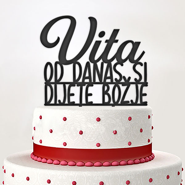 Toper Od Danas Si Dijete Božje V1 Crna