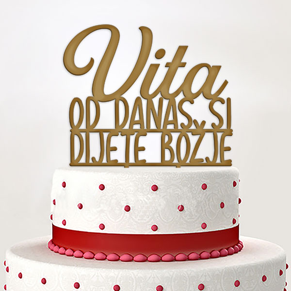 Toper Od Danas Si Dijete Božje V1 Zlatna