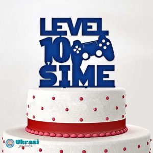 Toper za tortu Level 10 Plava