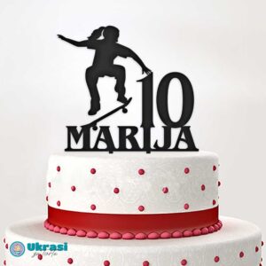 Toper za tortu Girl Skateboard