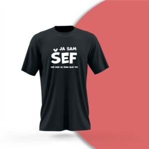 Majice Ja sam šef sve dok mi žena nije tu